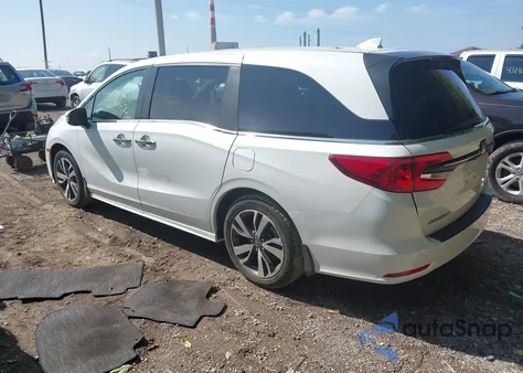 2021 Honda Odyssey Touring из США, поврежденный, VIN 5FNRL6H80MB001992